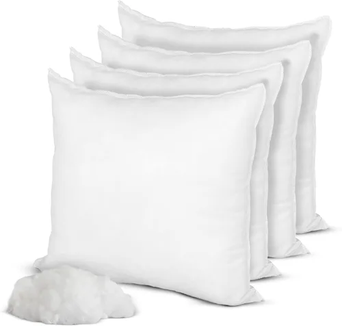 Vista 29 de Hometex Inserto de Almohada Decorativa 10" x 10" Relleno de Poliéster Funda Estándar