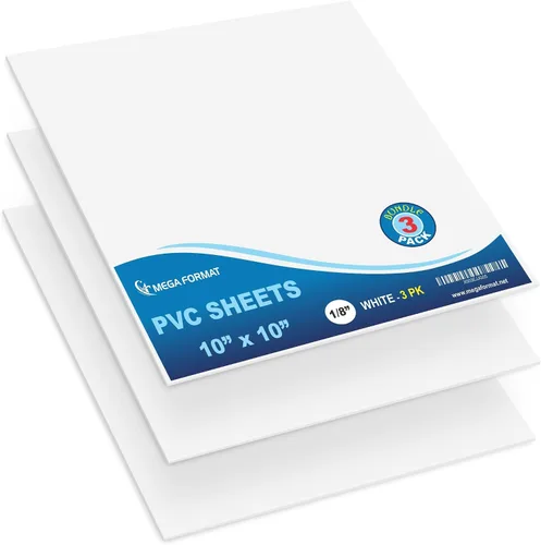 Vista 24 de Mega Format Hojas de plástico de PVC expandido – Hoja negra rígida de 5 x 7 pulgadas para manualidades, señalización y exhibiciones – Sintra Negro