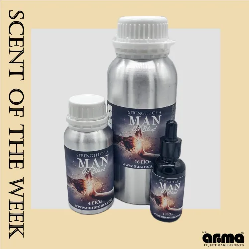 Vista 3 de Our Aroma Scent of a Man Lujo Collection - Aceite de mezcla de aroma, aroma fresco y amaderado, aroma de colonia para hombre (2 onzas líquidas)