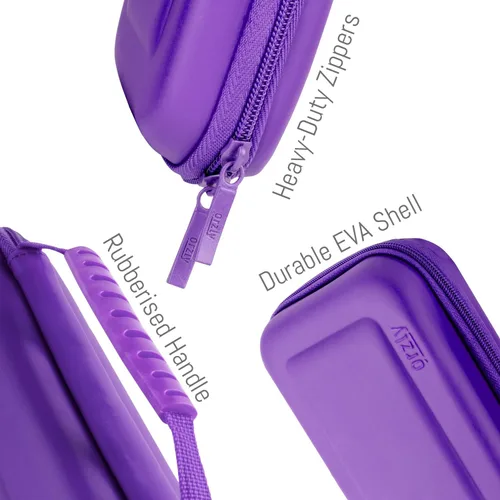 Vista 6 de Orzly Funda de transporte para Nintendo Switch OLED y Switch Consola Funda protectora rígida portátil de viaje para consola Nintendo Switch