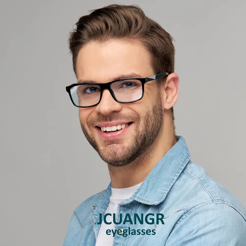 Vista 6 de Gafas de visión miope para hombres y mujeres con visión de visión de visión de visión hipermetropía gafas de computadora con luz azul