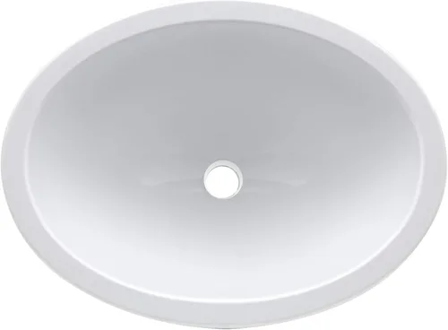 Vista 4 de RecPro Fregadero ovalado para autocaravana 10 x 13 pulgadas Blanco Sin grifo