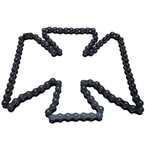 Vista 4 de HIAORS Cadena de transmisión 420, 102 eslabones compatibles con XR50 CRF50 CRF70 PW80 110cc 125cc Pit Dirt Bike SDG 107 SSR Coolster KX65 KLX110