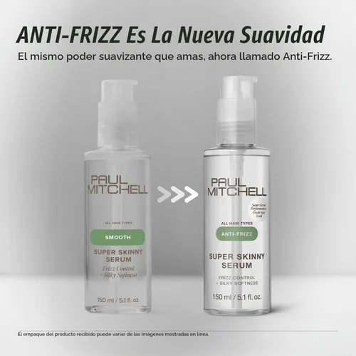 Vista 2 de Paul Mitchell El suero súper delgado acelera el tiempo de secado resistente a la humedad para el cabello encrespado
