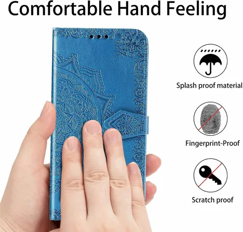 Vista 7 de Funda compatible con Sony Xperia 1 V, compatible con Sony Xperia 1 V/Xperia 1 5 Flip Stand ranuras para tarjetas, cierre magnético, color negro