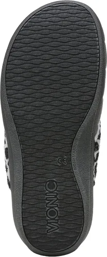 Vista 4 de Vionic Pleasant - Pantuflas ortopédicas para mujer, Negro