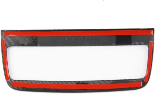 Vista 6 de Reposabrazos de ventilación de aire trasero de fibra de carbono para panel de ajuste de salida de CA para Nissan Pathfinder 2022-2026