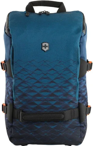 Vista 2 de Victorinox Mochila utilitaria Vx Touring con cremalleras resistentes al agua, Verde azulado oscuro, Mochila para portátil Vx Touring 15