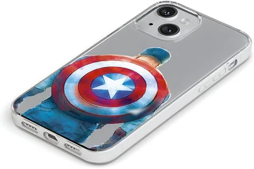 Vista 4 de ERT GROUP Funda para Xiaomi REDMI Note 10/10S Original y Oficialmente Licenciada Marvel Patrón Capitán América 002 adaptado de manera óptima a