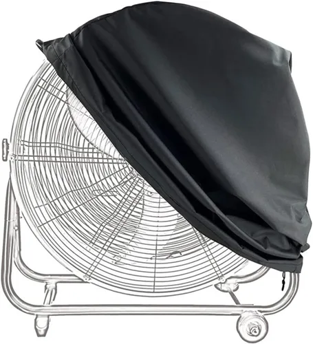 Vista 6 de Cubierta protectora para ventilador industrial, cubierta protectora para electrodomésticos de alta resistencia, cubierta de ventilador de piso