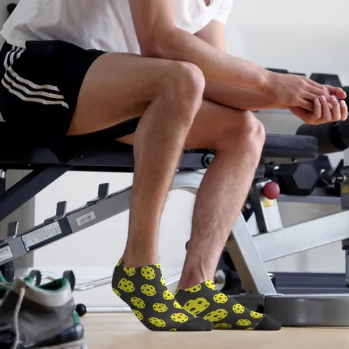 Vista 5 de devor Socks No Show Ankle for Mens Socks No Show Athletic Sock Fashion PICKLEBALL Socks