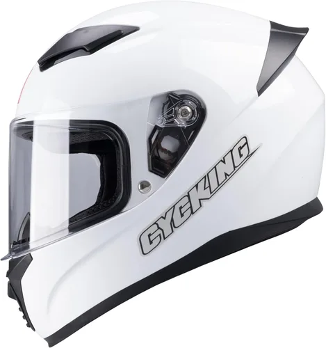 Vista 16 de Casco de motocicleta de cara completa, aprobado por DOT, casco de bicicleta de calle para adultos, hombres y mujeres, carcasa de ABS con visera