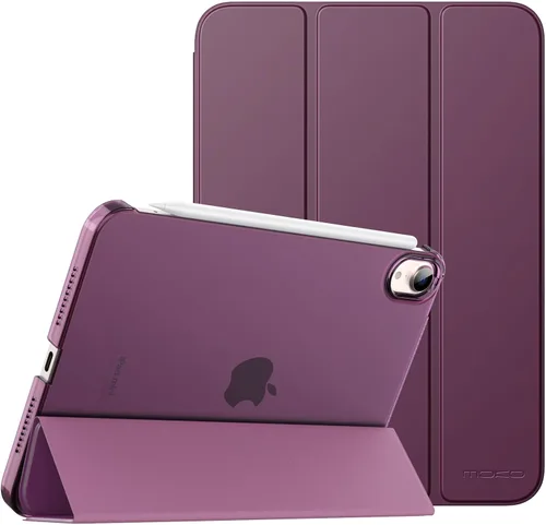 Vista 15 de MoKo Funda para iPad mini 7 (A17 Pro) Generación 2024, Funda para iPad mini 6 2021, Funda Protectora Delgada y Ligera de 8.3 Pulgadas con Carcasa
