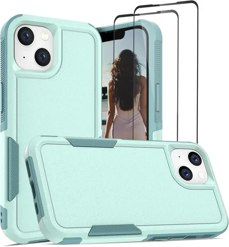 Vista 101 de Jeylly Funda para iPhone SE/Funda para iPhone 5S, Exterior de Plástico Duro que Absorbe Golpes + Interior de Silicona de Goma Defensor contra