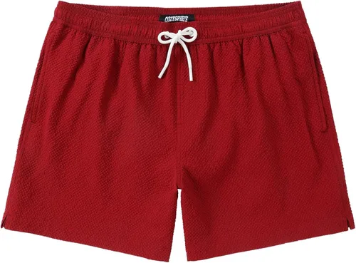 Vista 25 de Men's Swim Shorts Seersucker Swimming Trunks for Men Beach Shorts Quick Dry Bathing Suit 5"/7"/9" with Pockets