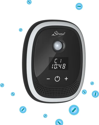 Vista 2 de Sirena Ionizadores de aire para sistema de filtración de iones negativos para el hogar, ambientador silencioso para dormitorio, cocina, elimina