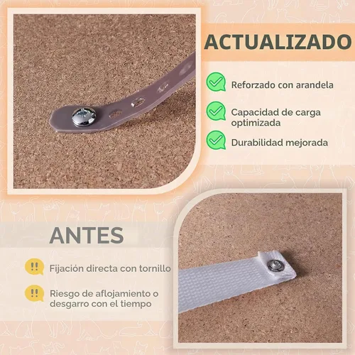 Vista 7 de Yaheetech Árboles para Gatos de Múltiples Niveles Torres para Gatos 79 pulgadas Árbol para Gatos de Interior con Postes Rascadores Cubiertos de Beige