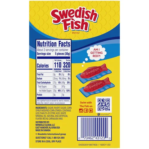 Vista 15 de SWEDISH FISH - Caramelos suaves y masticables, 3.1 oz