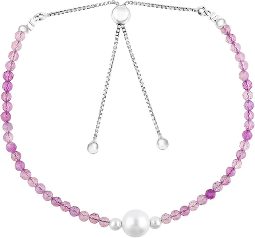 Vista 17 de Pulseras bolo con cuentas de piedras preciosas naturales, piedras de cuentas surtidas, joyería hipoalergénica bohemia hecha a mano para mujeres