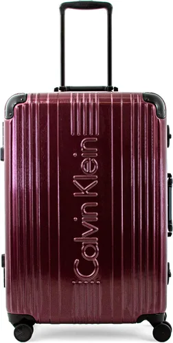 Vista 2 de Calvin Klein Fulton 20 Hardside Spinner equipaje con cerradura TSA Burgundy Fulton