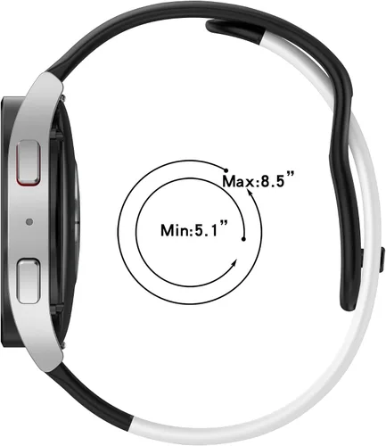 Vista 5 de BabyValley Bandas suaves compatibles con Huawei Watch GT3 de 1.654 pulgadas/Watch GT2 de 1.654 pulgadas, 0.787 pulgadas, correa deportiva ajustable