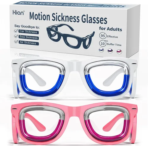 Vista 10 de Hion - Gafas inteligentes anti-mareo para niños (para niños de 3 a 8 años) – Gafas líquidas ultra ligeras y portátiles que alivian las náuseas