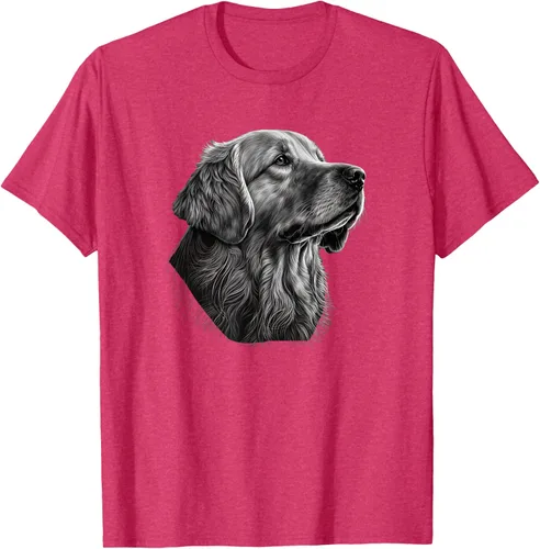 Vista 24 de Camiseta divertida Golden Retriever, Negro