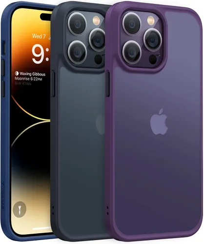 Vista 12 de TORRAS - Funda a prueba de golpes para iPhone SE 2022/iPhone SE 2020/iPhone 7, certificado de caída militar, parte trasera dura, semitransparente