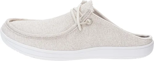 Vista 3 de WHITIN Mens Wide Barefoot Slip-on Loafers Zero Drop Sole Minimalist Canvas Sneakers