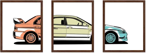 Vista 9 de Poster Master Póster de coche – Impresión clásica de coche – Arte de vehículo – Gran decoración de pared de garaje u oficina – 8 x 10 pulgadas