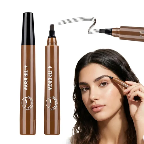 Vista 11 de 2 lápices de cejas Microblading para mujeres, 2026 actualizados, impermeables, 3D, punta fina, con efecto de trazo natural del cabello, herramienta