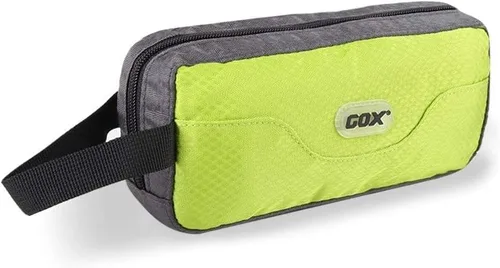Vista 9 de GOX Neceser de viaje Dopp Kit caso para hombres multifunción bolsa organizadora de embalaje Negro/Gris