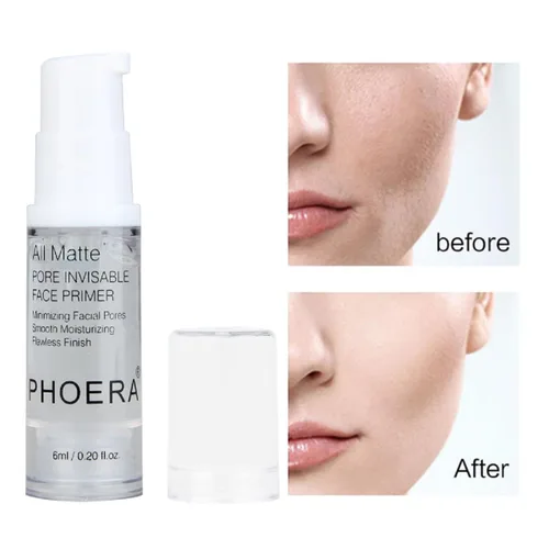 Vista 4 de PHOERA - Paquete de 2 imprimaciones para maquillaje facial, encogimiento de poros, arrugas que eliminan las líneas finas, hidratación, Clean
