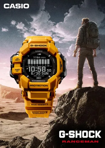 Vista 2 de G-SHOCK CASIO Master of G - Land Rangman GPR-H1000-1JR reloj negro para hombre (producto genuino nacional de Japón)