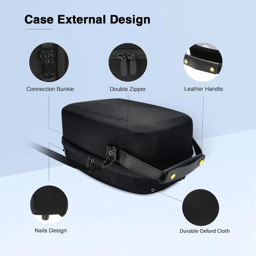 Vista 3 de igrl Carrying Case for PSVR2, Hard Shell Case Bag Compatible with PlayStation5 VR2 Headsets and Touch Controllers Accessories, Included PS VR2 Lens