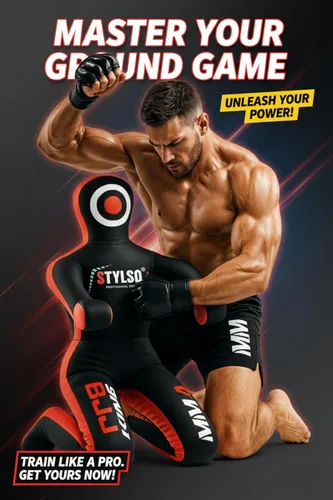 Vista 2 de Grappling Dummy for Adults, Unfilled Wrestling Dummy, Hanging Jiu Jitsu Dummy for BJJ, MMA, Judo, Karate, Martial Arts