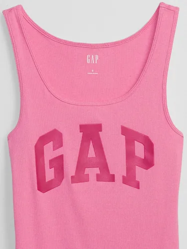 Vista 6 de GAP Women's Ribbed Tank Top Logo
