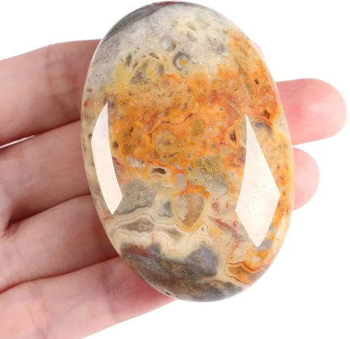 Vista 11 de ZHIYUXI Piedras preciosas de cristal de labradorita negra de 2.2 a 2.4 pulgadas, cristales curativos, piedras de preocupación para regalos