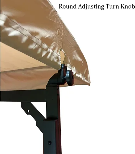 Vista 3 de Garden Winds Cubierta superior de toldo de repuesto compatible con The Mainstays Belden Park Swing II 2022 - RipLock 350