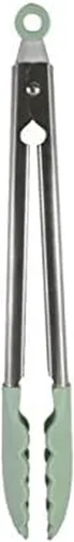 Vista 15 de KitchenAid Pinzas de acero inoxidable con punta de silicona, 12 pulgadas, Aqua Sky
