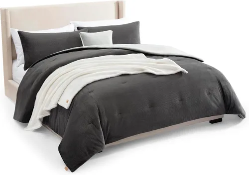 Vista 15 de UGG Remina - Juego de edredón individual, cama de dormitorio en una bolsa Beige