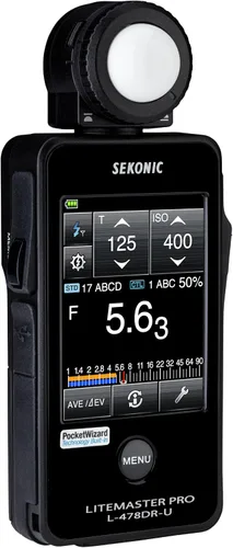 Vista 2 de Sekonic L-478DR-U - Medidor de luz de bolsillo con radiofrecuencia exclusiva de EE. UU