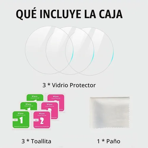 Vista 7 de Lamshaw Protector de pantalla de reloj inteligente militar compatible con Mingwear [3 unidades] Película protectora de pantalla de vidrio templado