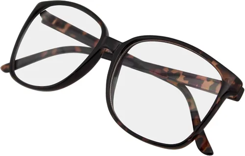 Vista 2 de Emblem Eyewear - Large Oversized Glasses Clear Lens Thin Frame Nerd Glasses