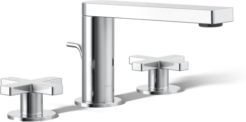 Vista 17 de Kohler 73060-3-TT Composed Grifo de lavabo de baño con asas cruzadas, 1.2 gpm, titanio vibrante