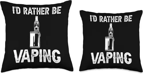 Vista 3 de Vape Smoking Vaping - Almohada electrónica para ahumar cigarrillos, 16 x 16 pulgadas, multicolor