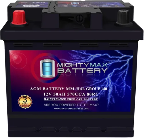 Vista 20 de Mighty Max Battery MM-AUX12 Batería Auxiliar 12 V 12 Ah, 20 RC, 200 CCA Batería AGM recargable para auto
