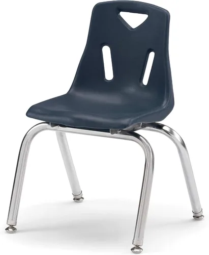 Vista 15 de Berries silla apilable con patas cromadas
