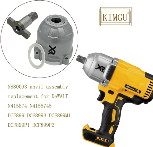 Vista 6 de N880093 N415874 N4158745 Reemplazo del conjunto de yunque para DeWALT DCF899 DCF899B DCF899M1 DCF899P1 DCF899P2