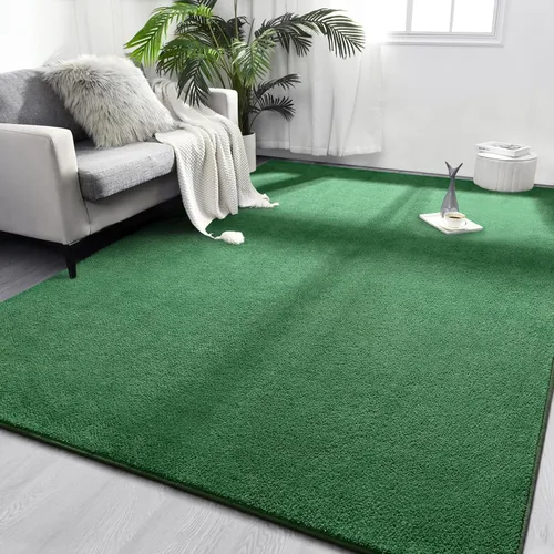 Vista 30 de FlyDOIT Alfombras redondas para dormitorio, sala de estar, 4 x 4, color negro, súper suaves, cómodas, gruesas, de espuma viscoelástica, alfombra